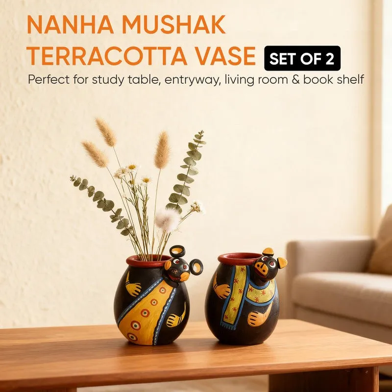 Urshia Terracotta Vase - Set of Two media 10