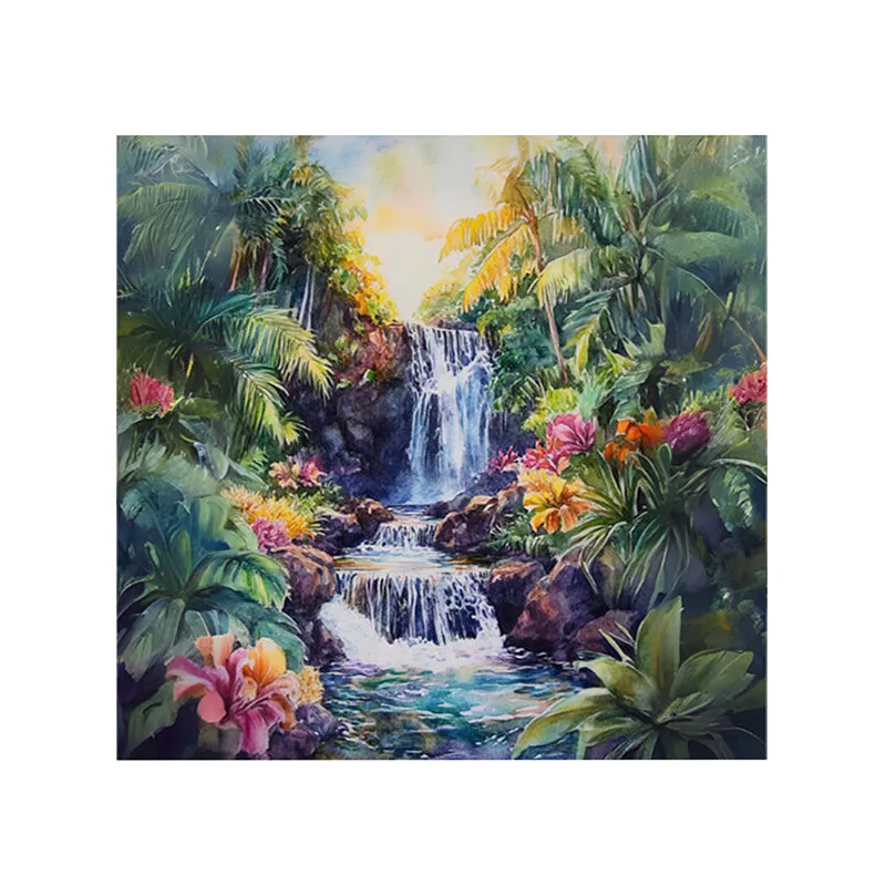 Vibrant Cascade Showpiece media 5