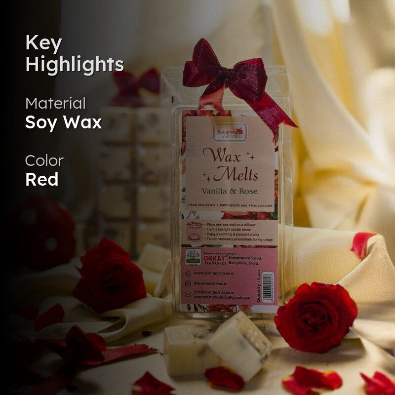 Scentora Wax Melt (Vanilla & Rose) - Set Of Sixteen media 2