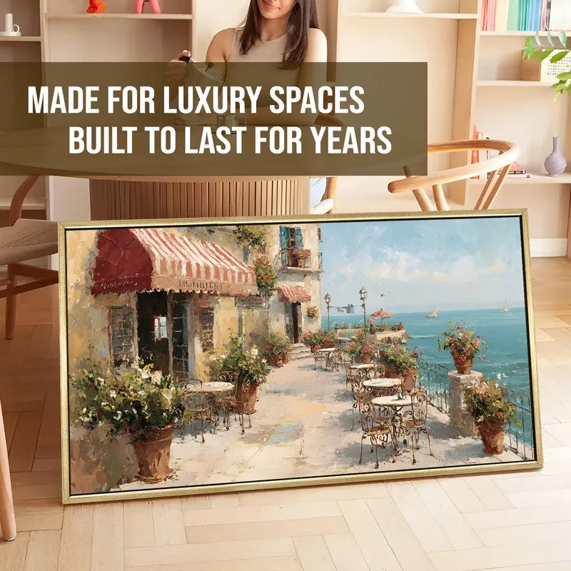 Harbor Light Canvas Wall Painting With Frame media 5