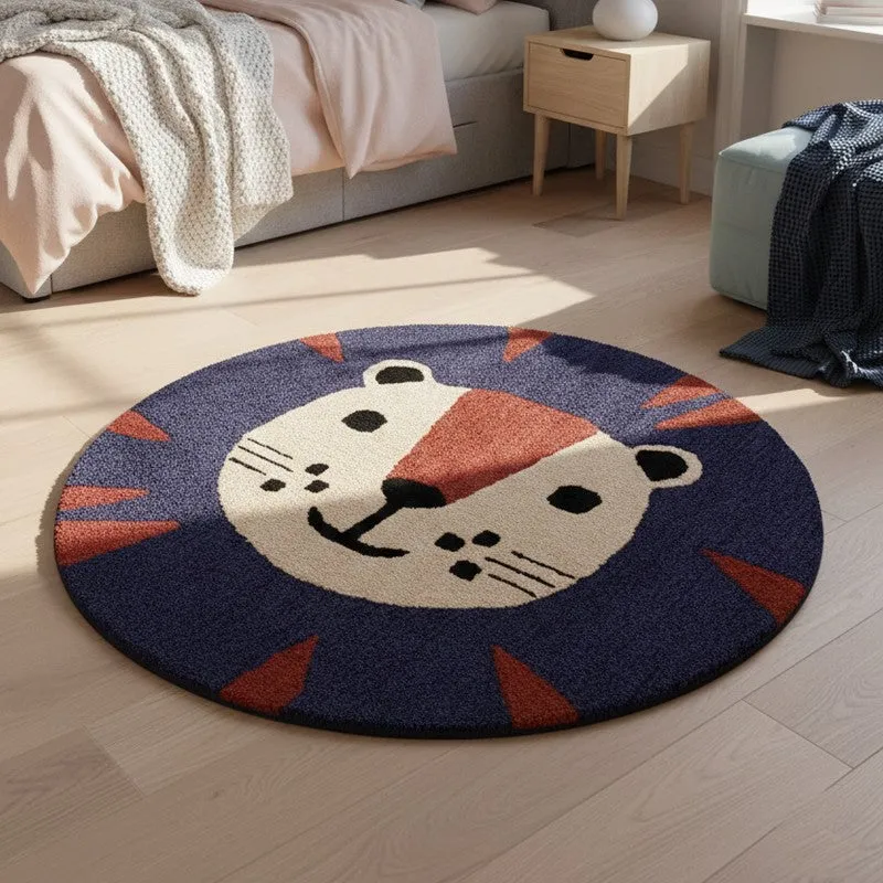 Pride King Wool Carpet - Beige,Blue media 3