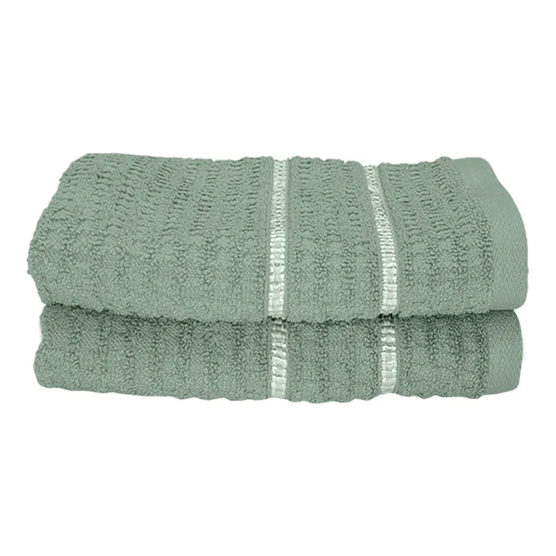 Junia Hand Towel (Green) - Set Of Two media 3