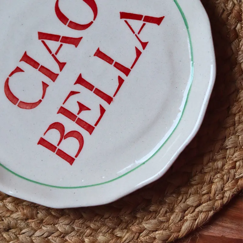 Ciao Bella Ceramic Quarter Plate - Set Of Two media 3