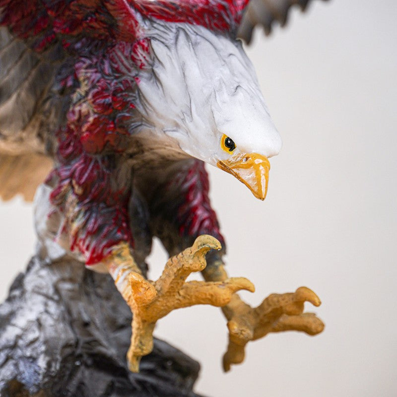 Flying Eagle Figurine Showpiece - Multicolor media 7