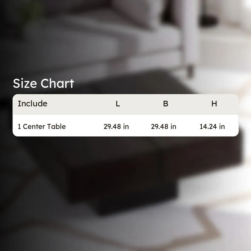 Tervo Sheesham Wooden Center Table - Taupe media 10