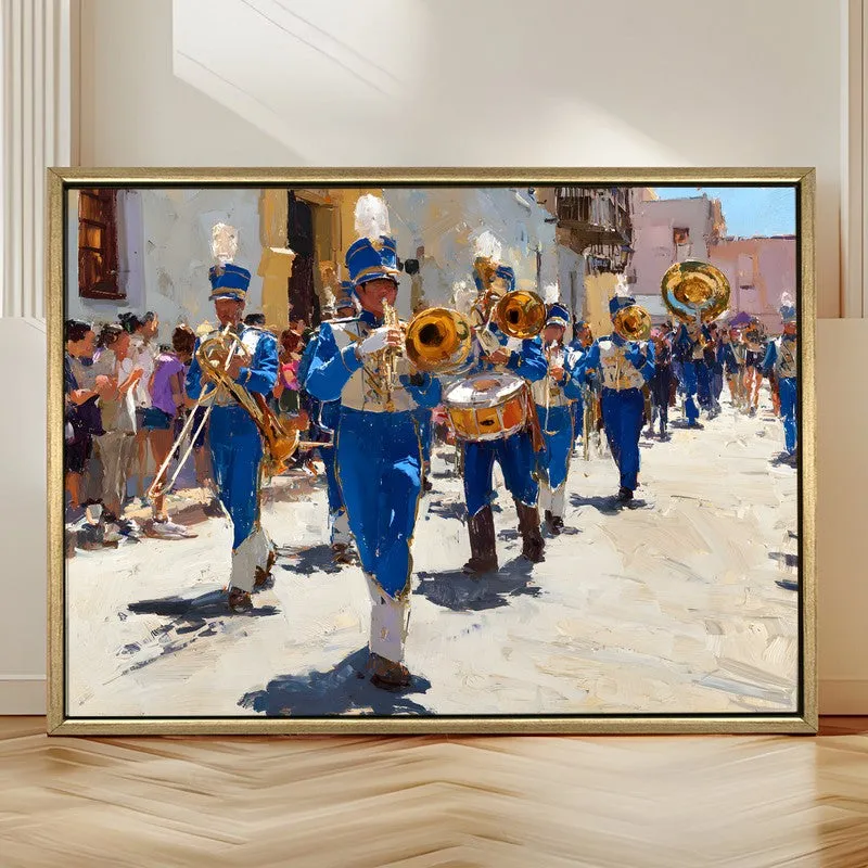 Parade Beats Canvas Wall Painting With Frame media 4