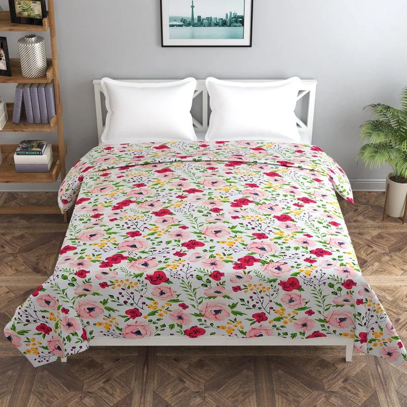 Bloom Burst Cotton Duvet Cover - 210 TC media 3