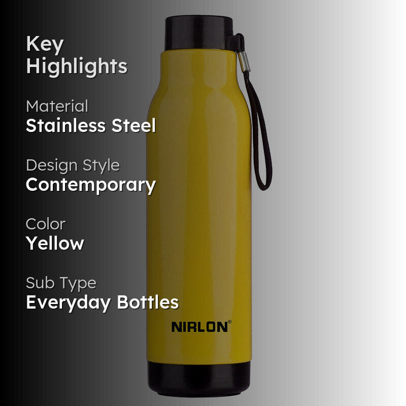 Viora Water Bottle (Yellow) - 480 mL media 2