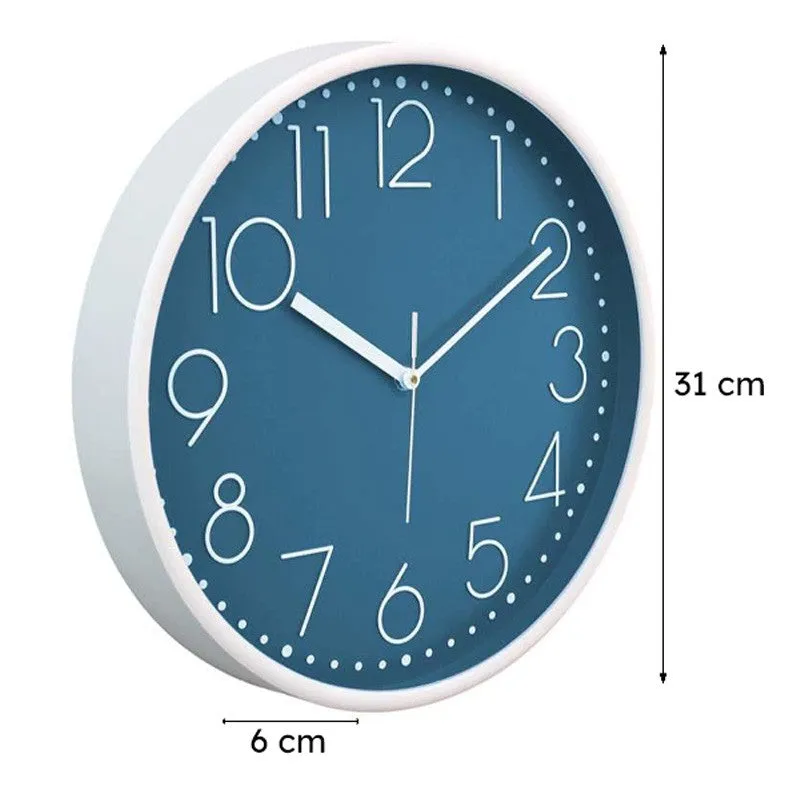 Elementary Wall Clock - Azure media 6