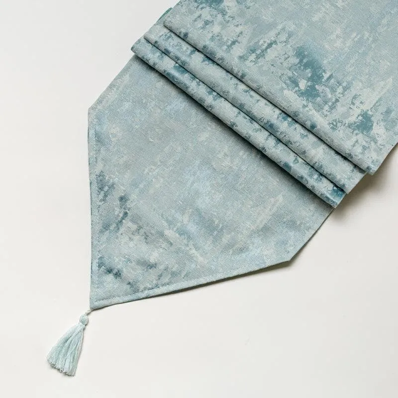 Ketty Jacquard Table Runner - Blue media 4
