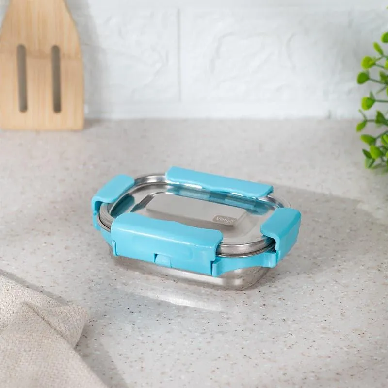 Savory Insulated Steel Lunch Box (Aqua) - 150 mL media 1