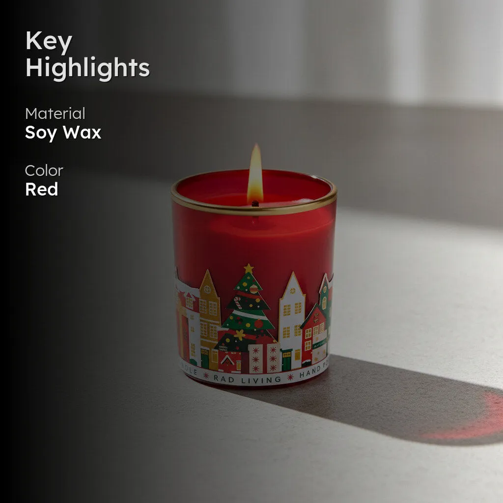 Red Merry Town - Gift Box of 1 Scented Candle media 2