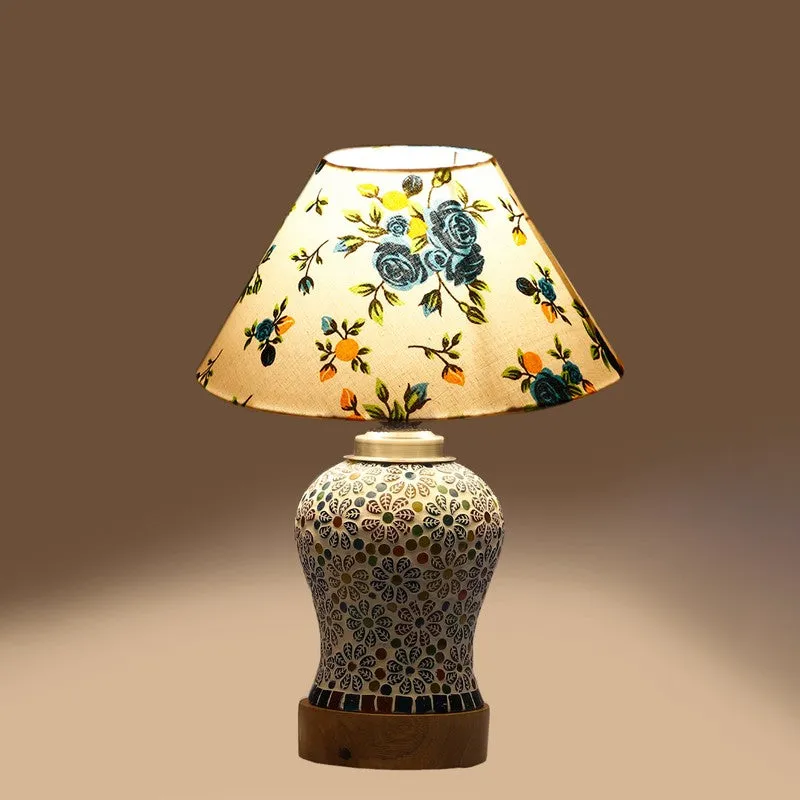 Santora Fleur Wooden Table Lamp - Multicolor media 7