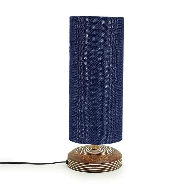 Savera Siera Fabric Table Lamp - Blue,Brown media 6