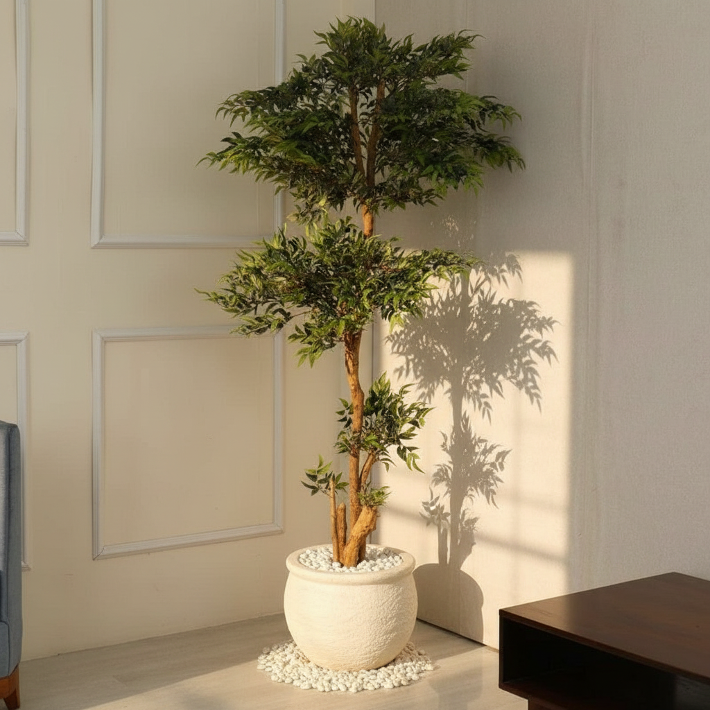 Artificial Ruscus Plant Without Pot - 6.2 Feet