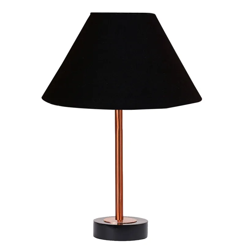 Cotin II Rodin Wooden Table Lamp - Black,Copper media 4