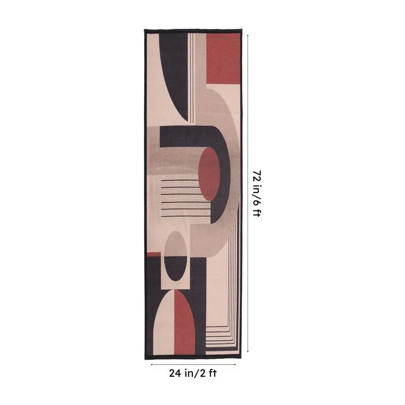 Abstracts Of Colors Anti-Skid Nylon Runner Rug media 8