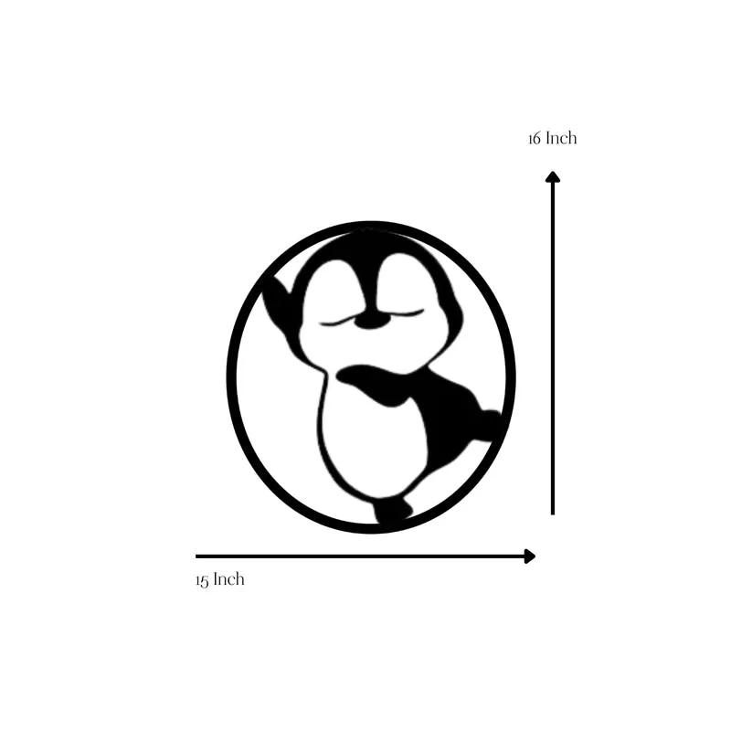 Penguin Ballet Iron Wall Accent media 5