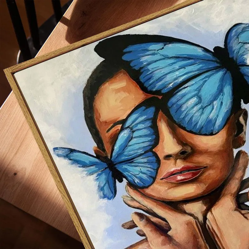 Winged Empress Canvas Wall Art With Frame media 5