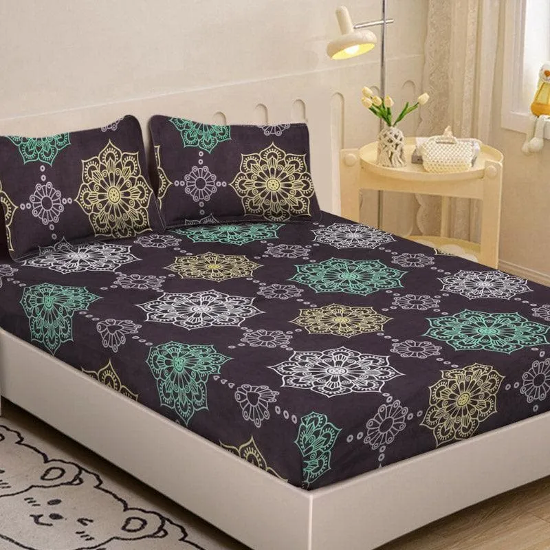 Huma Printed Bedsheet - 180 GSM media 1