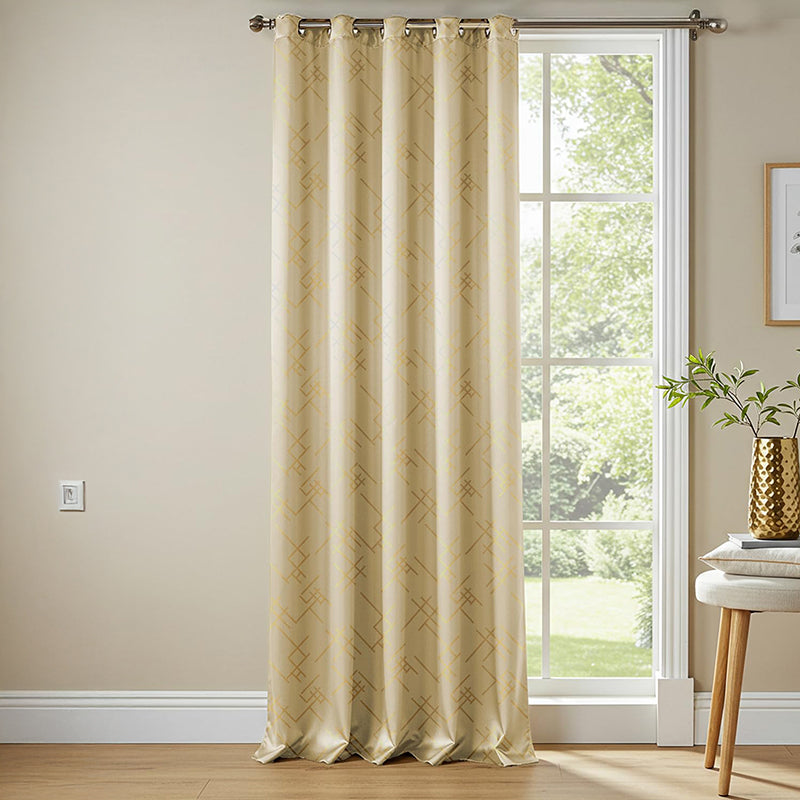 Urban Space Dusken Blackout Curtain - Beige media 2