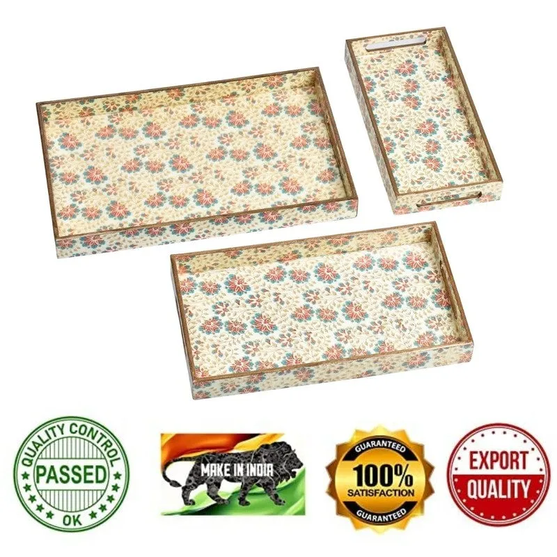 ServeNest Serving Tray  - Set of Three media 5
