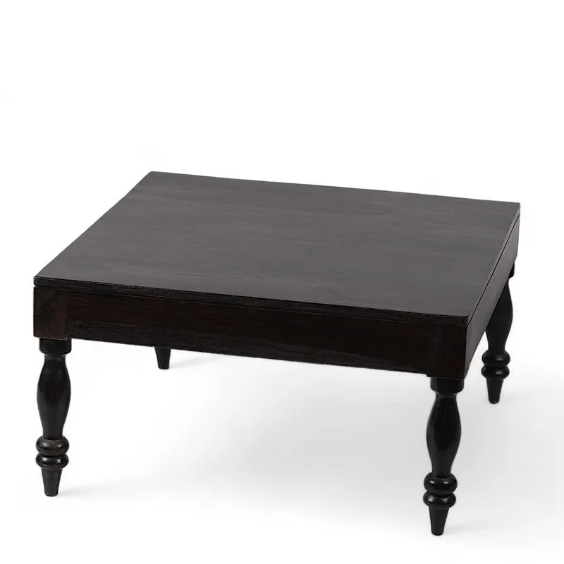 Oervon Sheesham Wooden Center Table - Black media 4