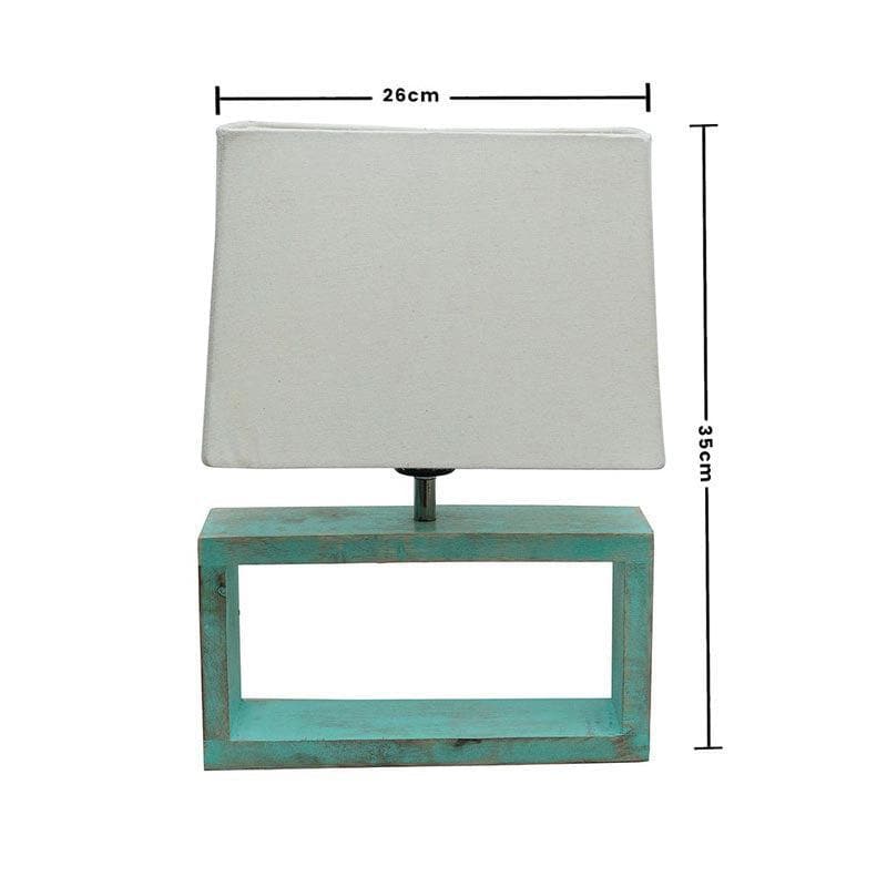Isadora Fabric Table Lamp - Beige,Blue media 4