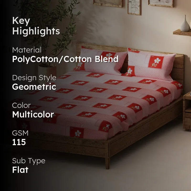 Ruvin Bedsheet (Multicolor) - 115 GSM media 2