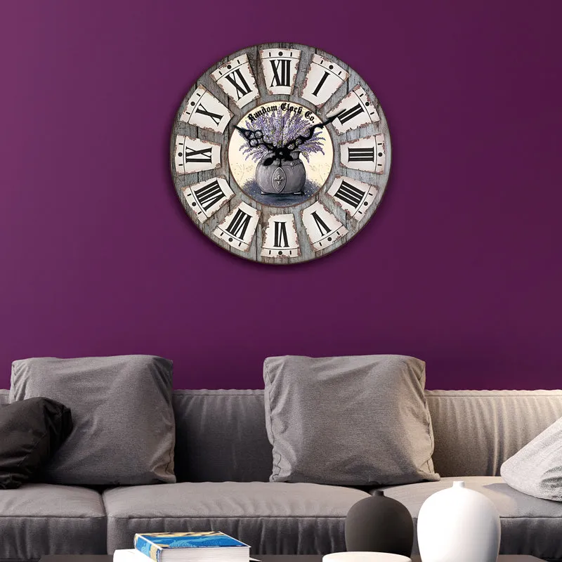 Marlowe Wood Analog Wall Clock media 6