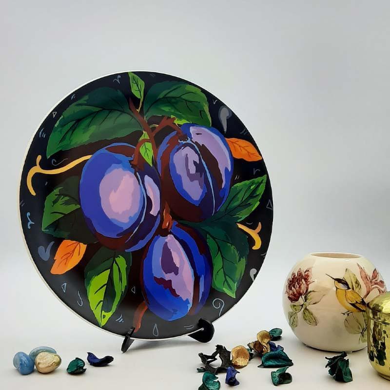 Plums From Italy Decorative Plate