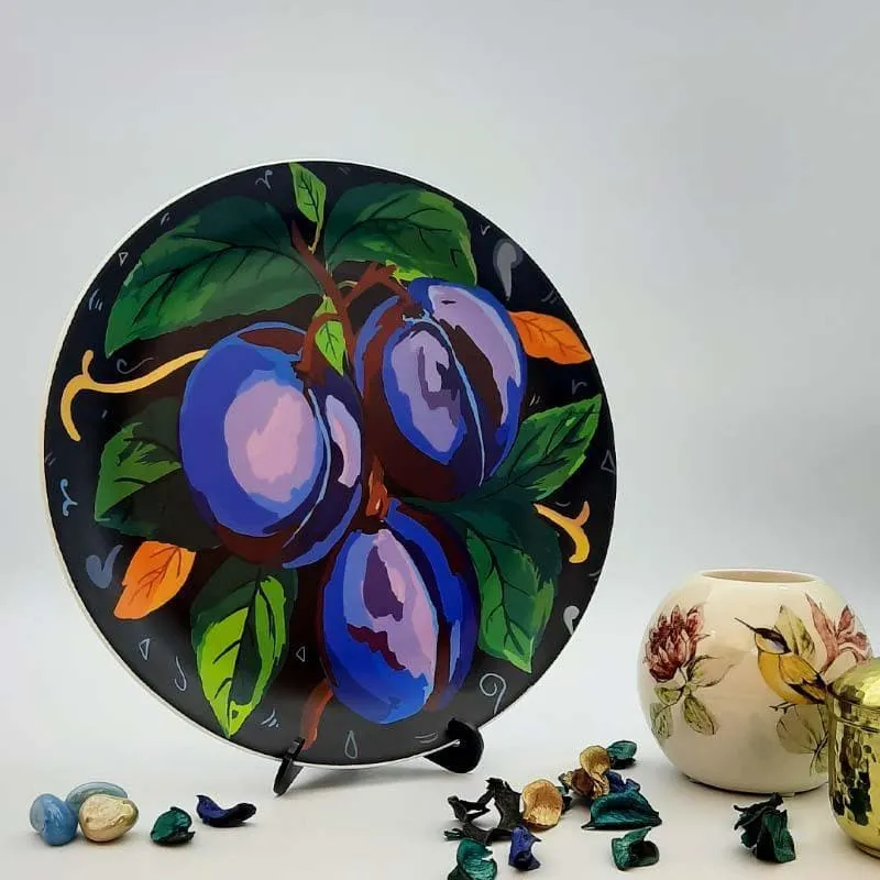 Plums From Italy Decorative Plate media 1