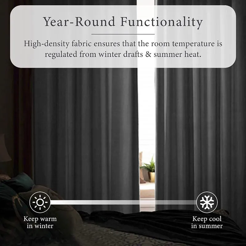 Imora Double Pinch Pleat Medium Width Curtain - Dark Grey media 5