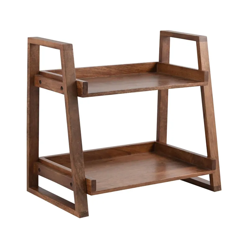 Kivra 2 - Tiered Wood Rack media 4