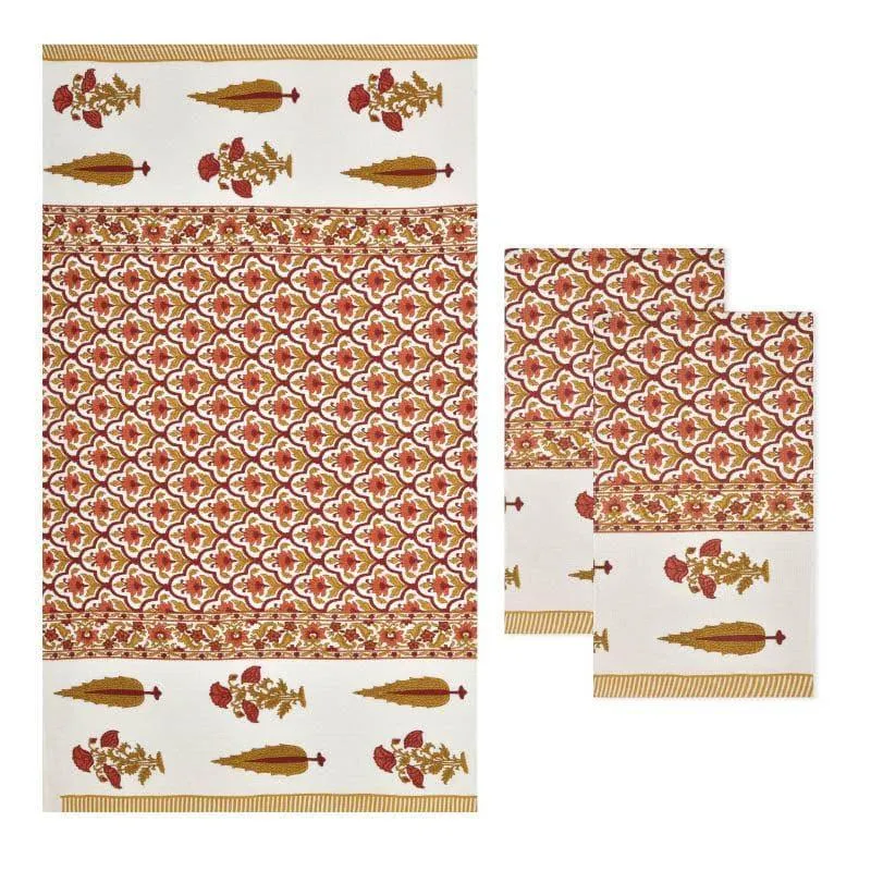 Mriksha Waffle Towel Combo - Three Piece Set media 3