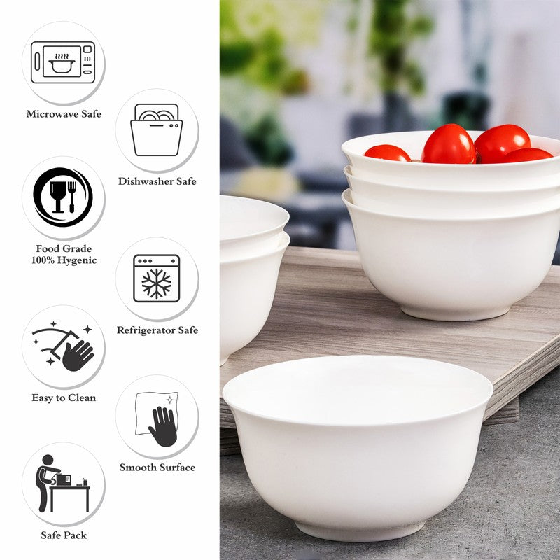 Bone China Soup Bowls (300 mL Each) - Set Of Six media 4