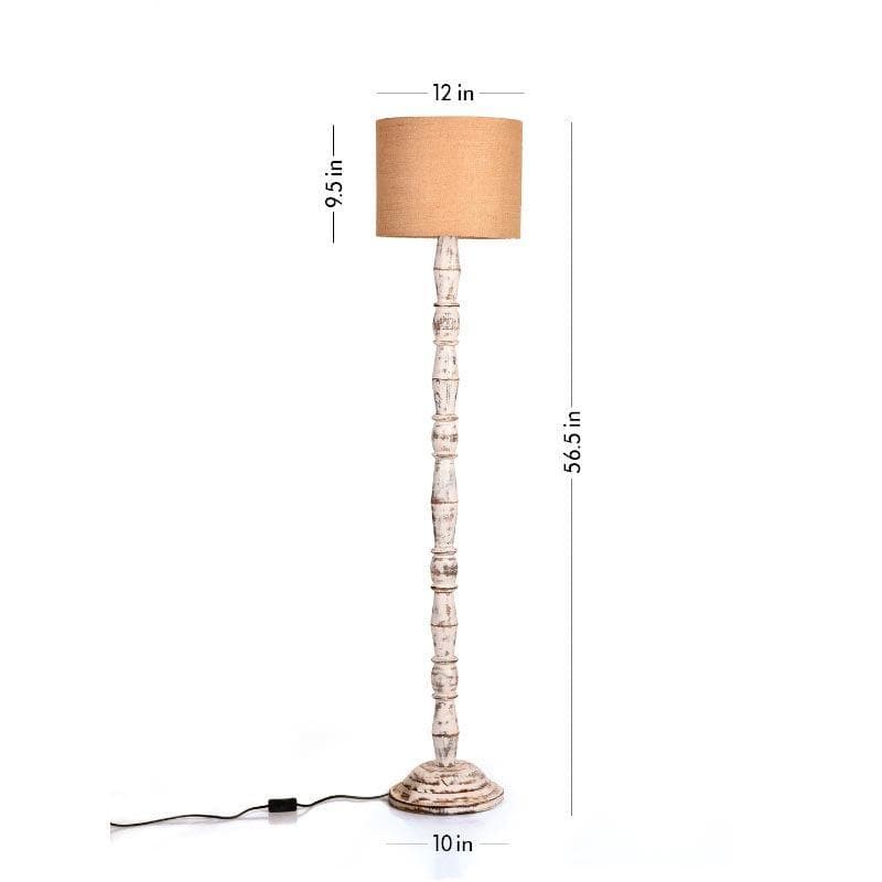 Classic Chic Antique Stand Floor Lamp - Brown media 4