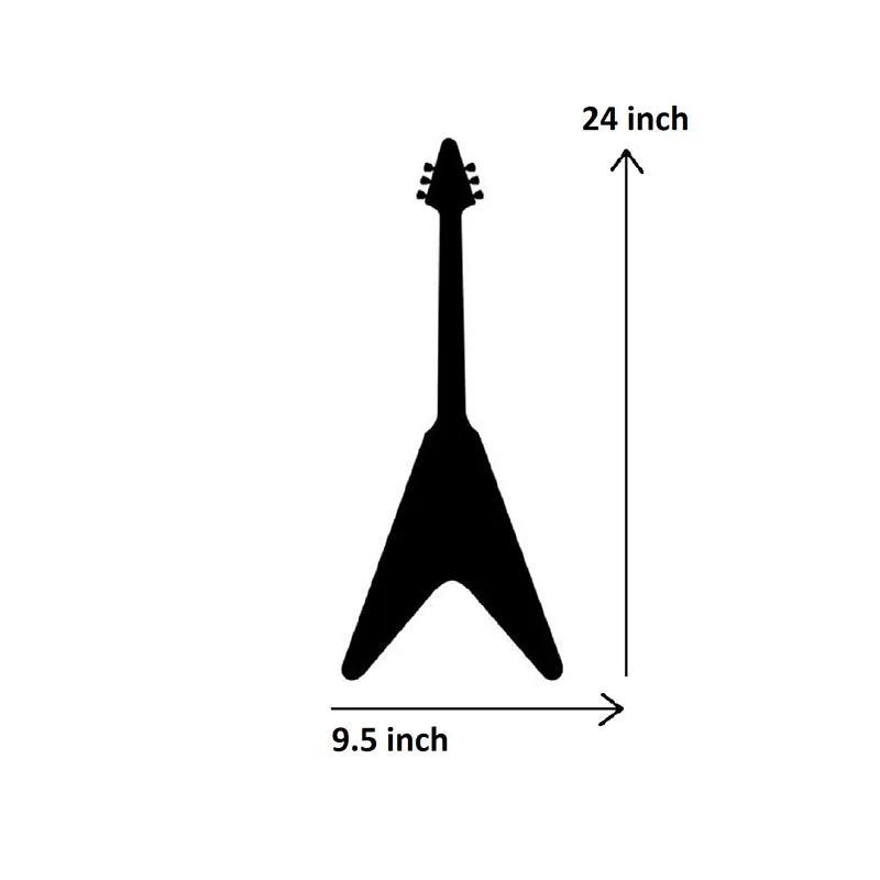 Electric Guitar Black Iron Wall Accent media 5