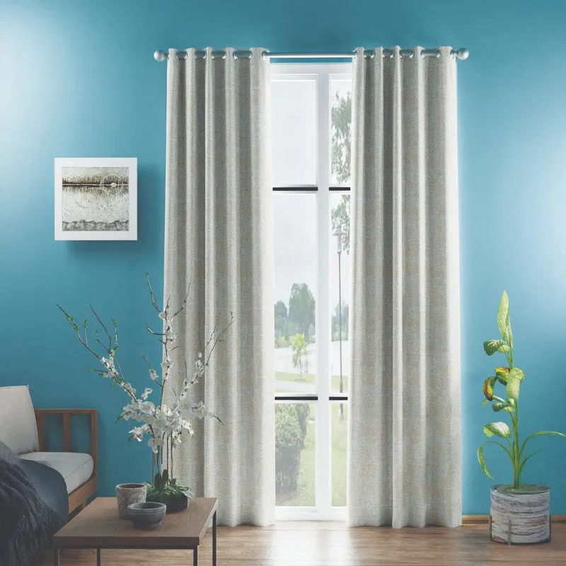 Claryon Solid Curtains - Set Of Two media 1