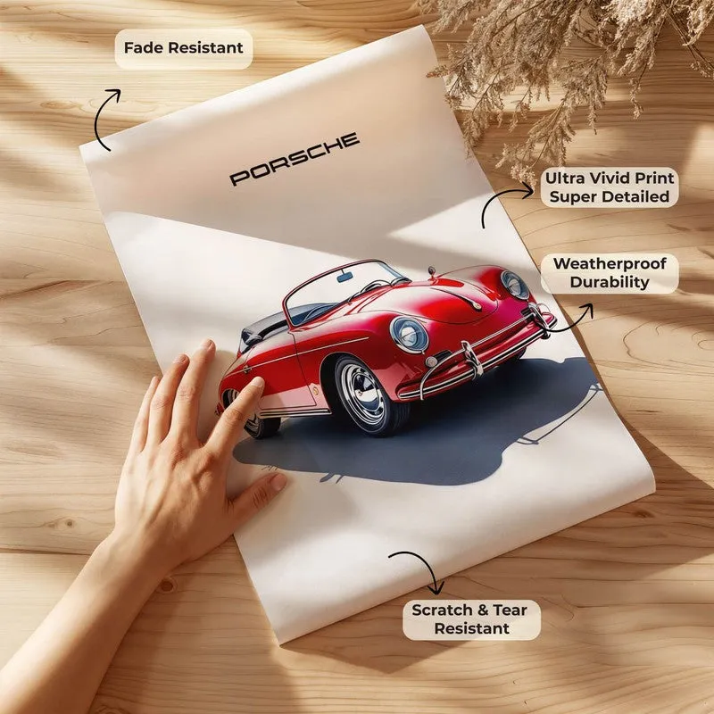Porsche Passion Wall Poster - Red media 8