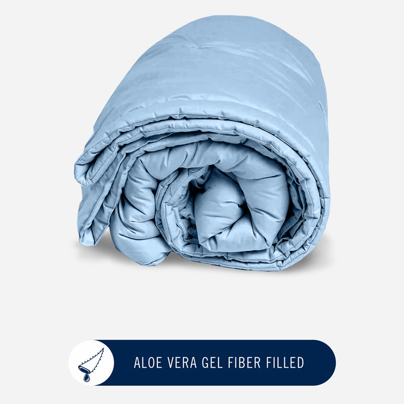 Nautica Ciel Luxe Comforter (Light Blue) - 110 GSM media 7