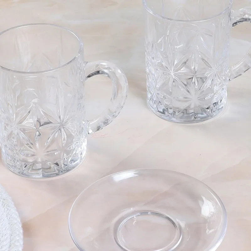 Arca (450 ML) Beer Glass & Snack Plate Combo - Three Piece Set media 4