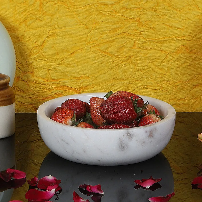 Stone Serve Marble Snack Bowl - 400 ML media 1