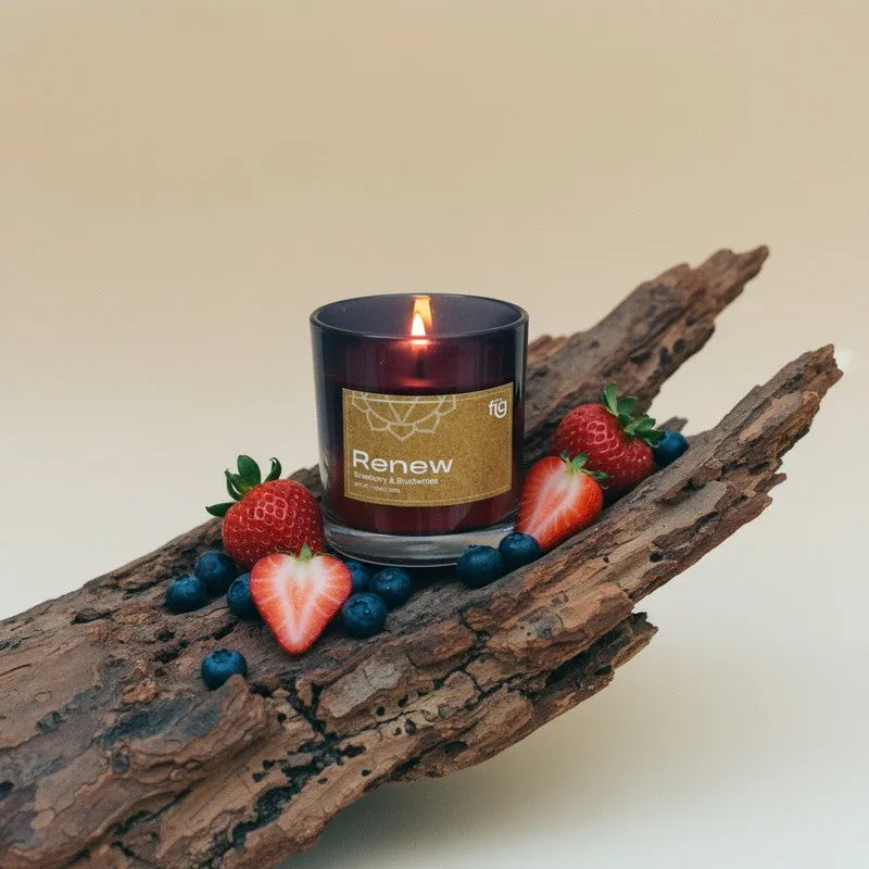 Fig Living Renew Berries Palm Wax Scented Candle media 9
