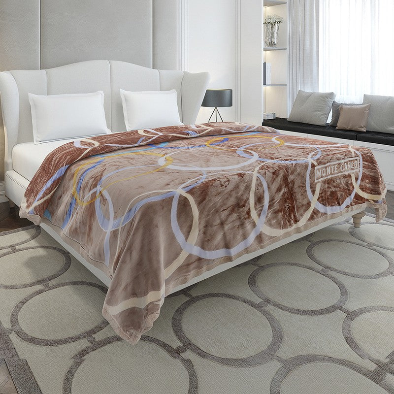Monte Carlo Celestial Circles Blanket - 720 GSM