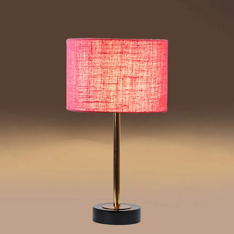 Sienna I Rodin Wooden Table Lamp - Pink,Gold,Black media 6