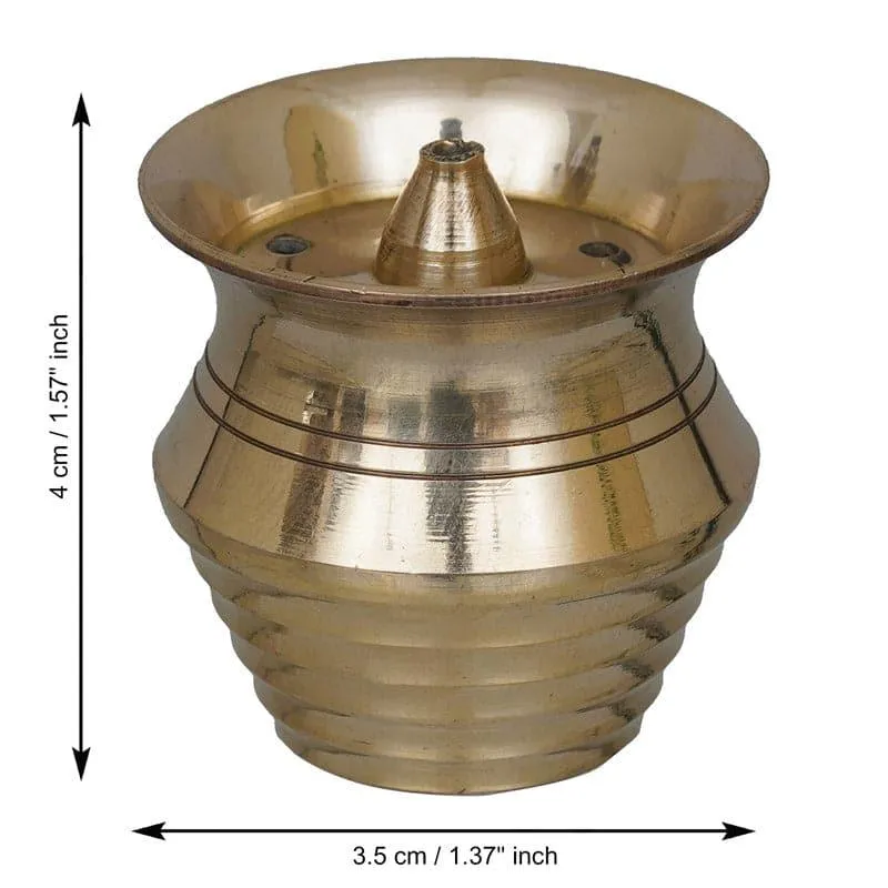 Brass Matka Incesnse Stick Holder media 4
