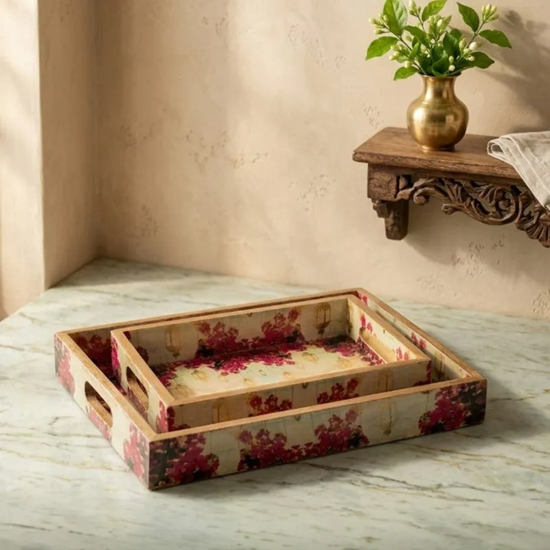 ServeVista Serving Tray - Set of Two media 4