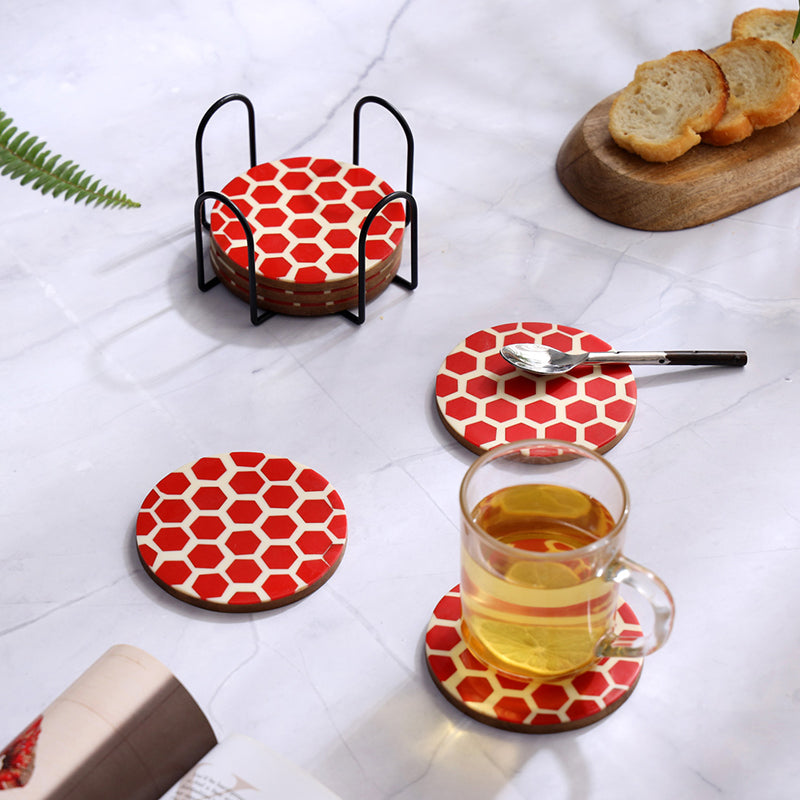 Vexis MDF Coaster - Seven Piece Set