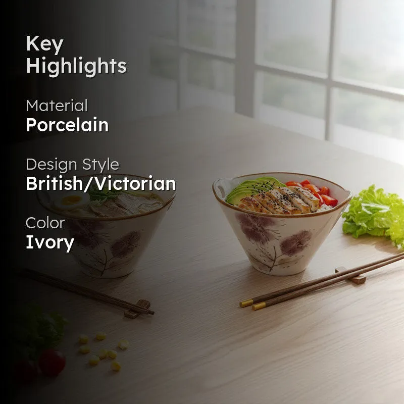 NovaServe 2 Ramen Bowls With Chop Stick (550 Ml Each) - Set of Two media 2